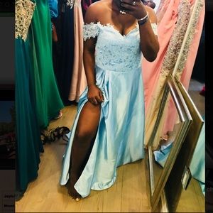light blue Prom dress:)